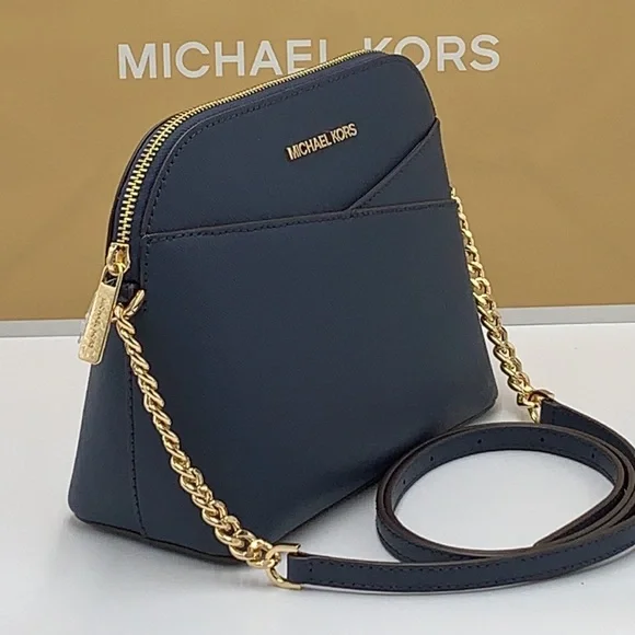 MICHAEL KORS JET SET TRAVEL DOME
XCROSS XBODY SAFFIANO LEATHER
NAVY COLOR - Picture 3 of 13